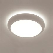 Plafon Bold Redondo Ø60X7,5Cm Led 64W Bivolt - Usina 19670/60 (BT - Branco Texturizado, 3000k)
