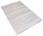 Tapete para Sala de Estar 100x150 Cm Dupla Face Nozes  São Carlos - D'Rossi