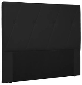 Cabeceira Cama Box Casal King 195cm Aquilla Corano Preto - Sheep Estofados - Preto