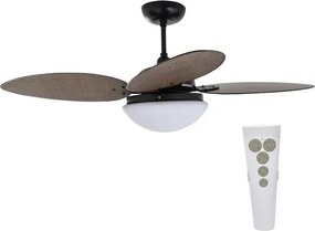 Ventilador De Teto Metal Mdf Mogno 127V Vime