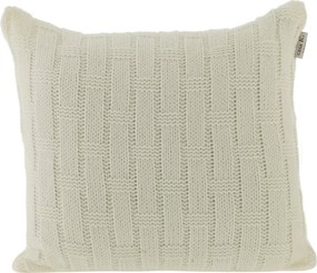 Almofada Kacyumara Tricot Mousse Treliça 30x50  Pérola