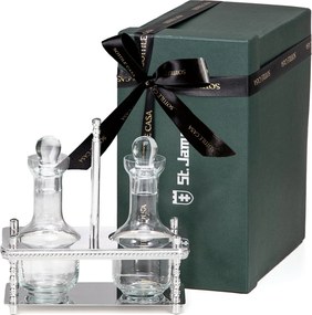 Galheteiro Perola c/ 3 Peças St James Prata