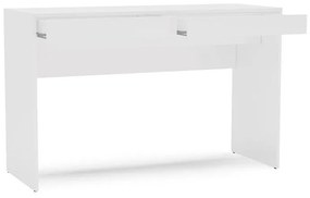 Mesa Computador Escritório Lindóia 1,20m 2 Gavetas - Branco