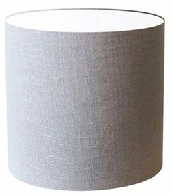 Cúpula Abajur Cilíndrica Cp-8005 Ø18x18cm Rustico Cinza