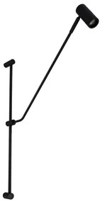 Arandela Aluminio Preto Stelo