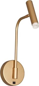 Arandela Led Metal 3W 240Lm 3000K Zione - DOURADO