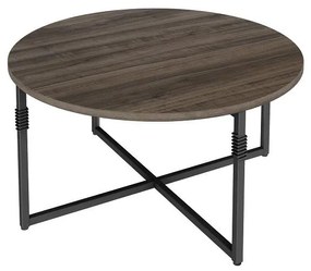 Mesa de Centro Tijuca Industrial Ameixa Negra/Preto