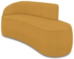 Sofá 3 Lugares Para Sala 180cm Orgânico Wendi Boucle Mostarda I01  - M