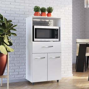 Armário Multiuso Luni 2 Portas 1 Gaveta Cozinha MB1
