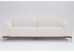 Sofá 3 Lugares Tóquio D07 230cm Linho Pérola - D'Rossi