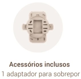 Luminária Semi Embutida Redondo 15W 3000K Led Bivolt Ø12X1,5Cm Downlig...
