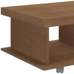 Mesa de Centro 90cm Para Sala Tamburato 50mm Kael Cinamomo A09 - Mpoze