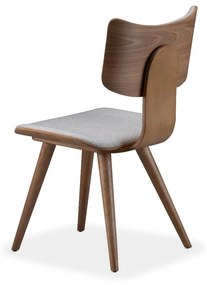 Cadeira Ilyana Assento Estofado com Base Laminada Encosto Laminado com Estofado Base com Laminado Melamínico