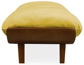 Cama Pet Costela para Cães e Gatos Almofadada Suede Amarelo