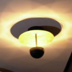 Plafon Rebatedor Ø20X22Cm Disco Curco Alumínio 01Xled 9W 2700K - Old A... (LUNA, Igual a Cor Estrutura, 110v)