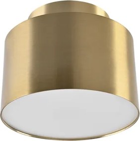 Plafon Led De Sobrepor Dourado 14w 820lm 3000k Pini