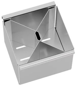 Porta Talheres Tramontina em Aço Inox Acetinado para Canal Organizador
