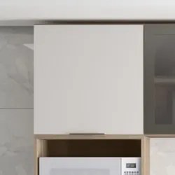Armário de Cozinha Aéreo 58cm Grace Carvalho Oak/Off White Z44 - Mpoze