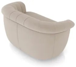 Sofá 2 Lugares 150cm e Poltrona Lykan Veludo Bege Z32       - Mpozenat