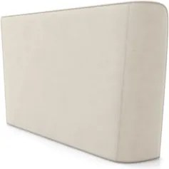 Cabeceira Cama Box King 195cm Nicea Z37 Veludo Bege - Mpozenato