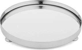 Bandeja Redonda Prata - M  M