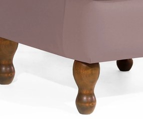 Conjunto 2 Poltrona Vovó Lucy Decorativa Luxo Suede Crepe