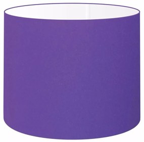 Cúpula abajur cilíndrica cp-8018 Ø40x25cm roxo