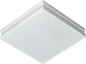 Plafon Led De Sobrepor Quadrado Branco 16w Bilbao - LED BRANCO FRIO (6500K)