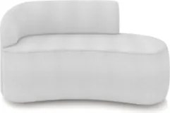 Sofá 2 Lugares 140cm Wendi e Poltrona Steve Boucle Cinza I01  - Mpozen