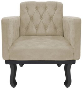 Kit Diva Recamier Azura 185cm Lado Esquerdo e 02 Poltronas Classic Suede - ADJ Decor