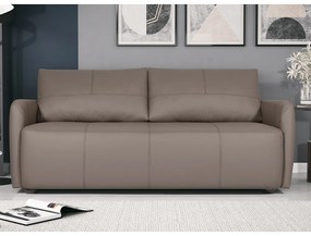Sofá Decorativo Sala de Estar Lily 3 Lugares 240cm Couro Cimento G34 - Gran Belo