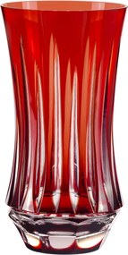 Copo de Cristal Lapidado Long Drink 19 - Vermelho - 66  Vermelho - 66