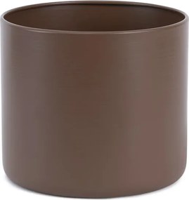 Cachepot em Metal Marrom - P - Cachepot em Metal Marrom P