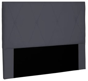 Cabeceira Aquilla Para Cama Box King 195 cm Suede - D'Rossi - Cinza