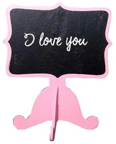 Placa Decorativa Rosa 11x8cm  - D'Rossi