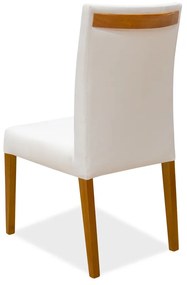 Cadeira de Jantar Milan Veludo Bege