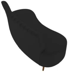 Sofá 2 Lugares para Sala Living 135cm Pés Palito Tamar Z08 Veludo Pret