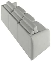 Sofá Cama Casal para Sala 306cm Polska Z08 Linho Cinza - Mpozenato