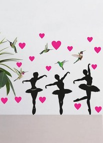 Adesivo Bailarinas 27x27 cm