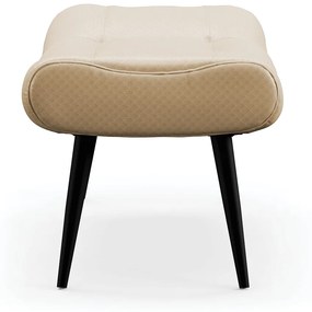 Puff Sher Facto Pés Palito de Ferro D03 - D'Rossi - Bege