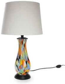 Abajur 54 cm Multicor Colorido Murano Cristais Cadoro