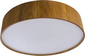 Plafon De Sobrepor Madeira Imbuia 70Cm Cilindrico