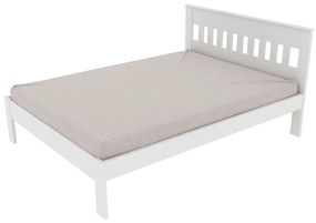 Cama de casal MDP CM8007 Branco G69 - Gran Belo