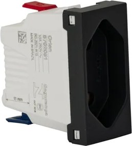 Modulo Tomada Grafite 10A Borne Automatico Orion