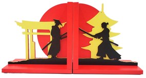 Aparador De Livros Samurai Espadachim Luta Espada
