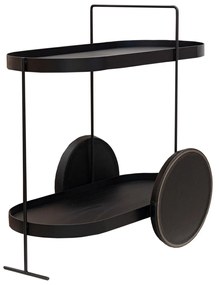 Carrinho de Bar Art Deco - Preto  Kleiner