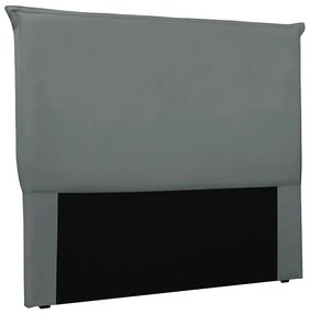 Cabeceira Cama Box Solteiro 90 cm Garden Veludo S04 - D'Rossi - Cinza