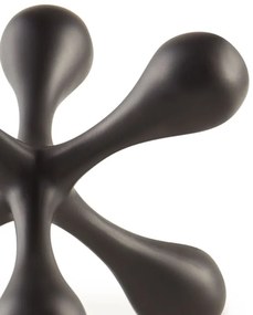 Enfeite Decorativo Em Poliresina Preto 13,5x14 Cm  - D'Rossi
