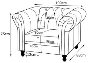 Kit 02 Poltronas Decorativa Maggiore Couro Bege 66 G58 - Gran Belo