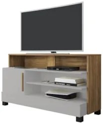 Rack Bancada Para TV 48 Pol 108cm Angra Off/Cinamomo B02    - Mpozenat